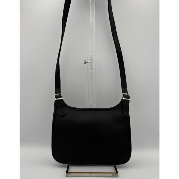 Vintage Coach Slim Hippie Bag | Style No. 9142 | Black Leather Crossbody - Picture 1 of 10